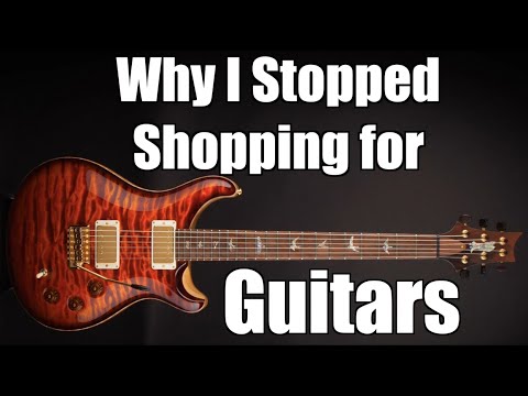 Why I stopped shopping for guitars: or Put down the computer and pick up the guitar
