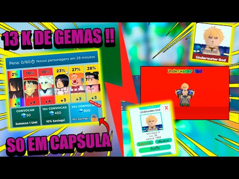 GASTEI 13 MIL GEMAS NO BANNER EM BUSCA DO POSEIDON 6 STAR NO ALL STAR TOWER DEFENSE