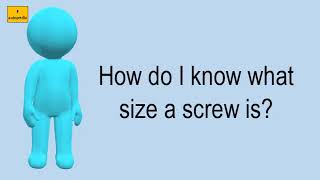 How Do I Know What Size A Screw Is