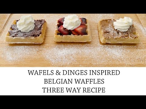 WAFELS & DINGES Inspired BELGIAN WAFFLES RECIPE using Trader Joe's Products