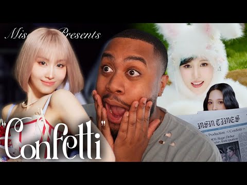 MISAMO \Confetti\ WHIMSICAL Music Video Reaction!