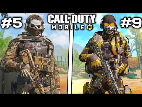 Every Ghost Skin In Cod Mobile! 😍🔥 14 Different Ghost Skins!