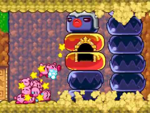 Kirby Mass Attack Boss 3 - Big Warwiggle