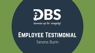 Watch video: Meet the DBS Team: Serena Bunn!