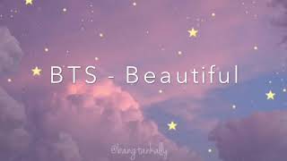 BTS - Beautiful lyrics (English)