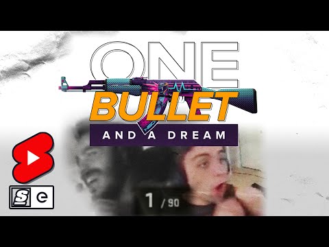 When all you have is ONE BULLET and a dream #shorts