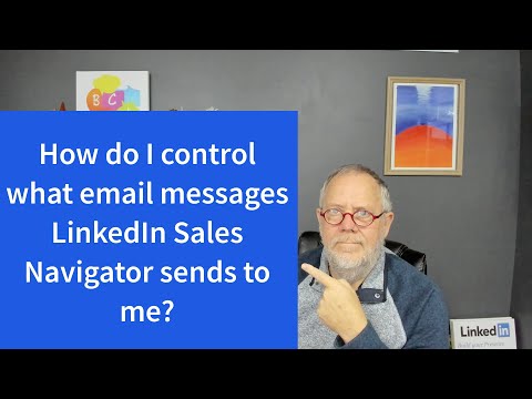 How do I manage LinkedIn Sales Navigator Email Alerts?