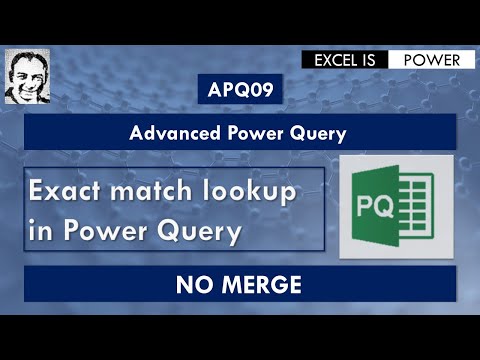 APQ09: Advanced Power Query | Exact match lookup in Power Query | No Merge Queries