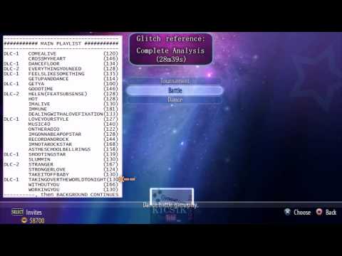 Dance Magic (PS3) Complete 'Alpha track list' (music samples glitch)
