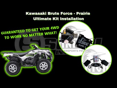 Knight ATV, Manual 4wd, Sure 4, Ultimate Kit Installation on Brute Force, Replace Electric Actuator