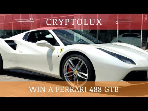 CryptoLux.io отзывы 2018, mmgp, обзор, Win a Ferrari 488 GTB