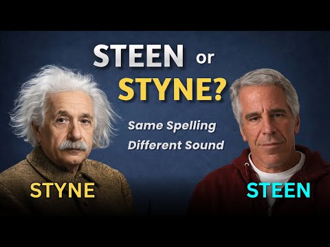 Einstein vs Epstein Pronunciation