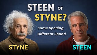 Einstein vs Epstein Pronunciation
