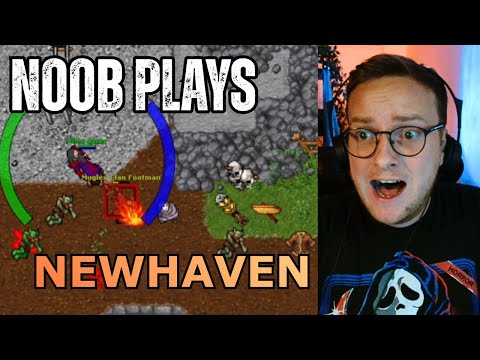 Beginner plays Tibia in 2025: Almost dead in Newhaven