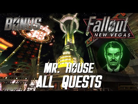 Fallout: New Vegas (Xbox One) - 1080p60 HD Bonus Walkthrough Ending 3 - Mr. House All Quests