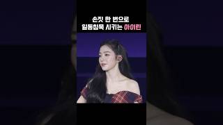 조용히시키는 아이린