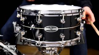 Video thumbnail for Pearl 14x6.5 Hybrid Exotic Kapur/Fiberglass Snare Drum by Memphis Drum Shop