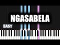 Vicky Vilakazi - Ngasabela | EASY PIANO TUTORIAL by SA Gospel Piano