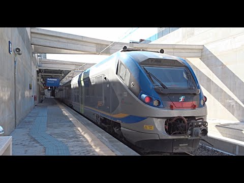 [HD - Treni] Treno Regionale 21312 con ETR425.093 Jazz ♪♪♪ Trenitalia in partenza da Palermo Francia