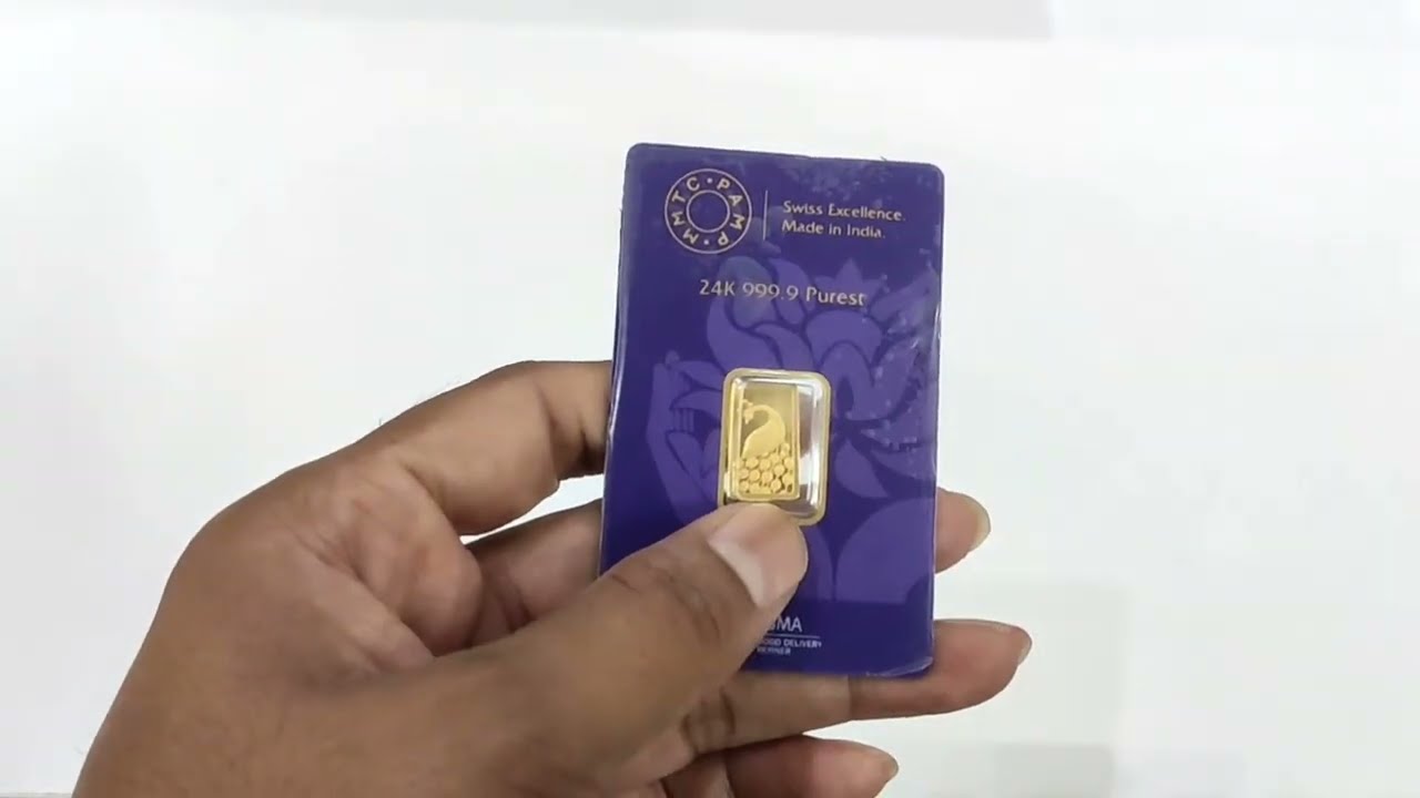 MMTC Gold Coin Amazon Review | Unboxing MMTC-PAMP Gold Coin 2 Gram | MMTC Peacock 24 KT Gold Coin