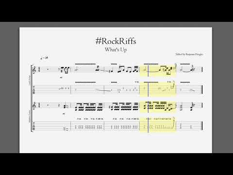 What's Up  I  GuitarTrack 35bpm