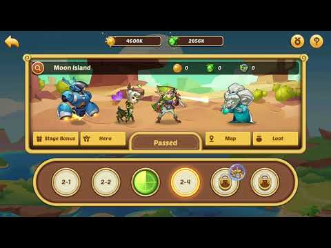 Idle Heroes | How did I defeat the Warrior Bone Archer?! with Idle Heroes Gameplay video #2