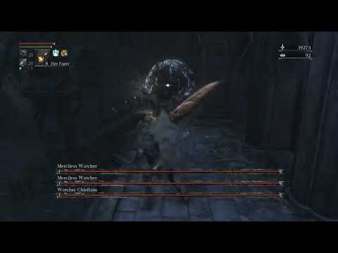 Bloodborne: 2 min. Farming of the Watchers BL30 no hit guide.