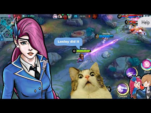 Legendary Sniper Lesley Deadly Shot -Short Gameplay #mobilelegends