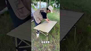 Skladací kempingový stolík 53 × 50 cm