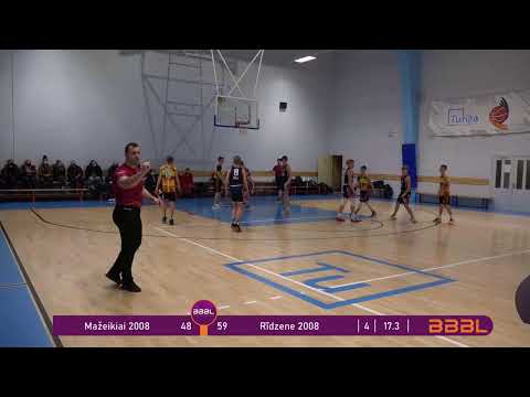 Mažeikiai 2008 vs Rīdzene 2008 U14