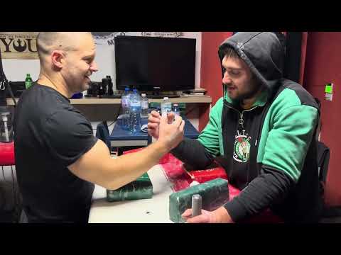 Hristo Reff workout with Bozhidar Simeonov (Special guest) Armarestling 