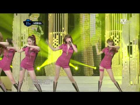 120329 M Countdown 나인뮤지스(9Muses) - Ticket