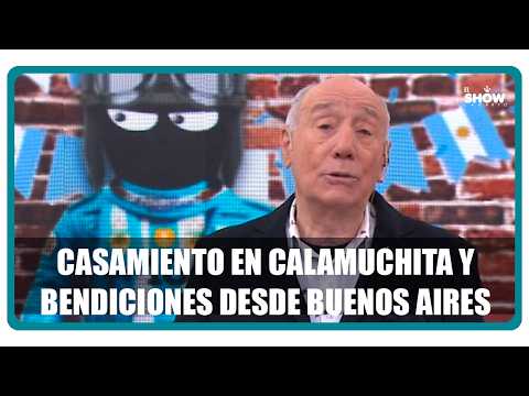 Casamiento en Calamuchita y bendiciones desde Buenos Aires