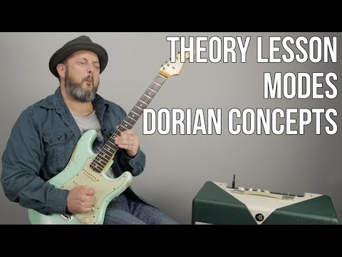 Lead Guitar Theory - Dorian Mode and Pentatonic Scale