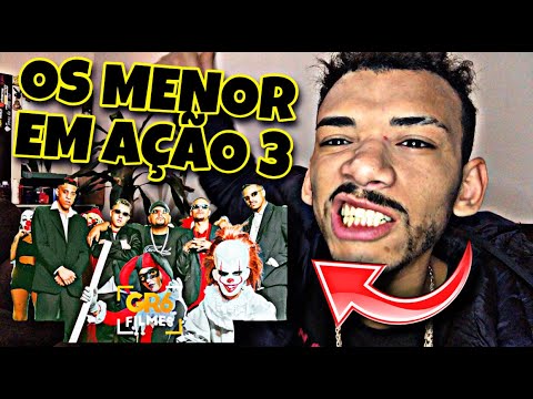 REACT - OS MENOR EM AÇÃO 3 ( BRUXARIA ) MC Leozinho ZS, MC Kadu, MC Joaozinho VT e MC V7 DJ Victor