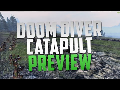 Total War Warhammer - Greenskins Doom Diver Catapult Preview