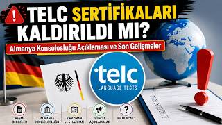 🚨 TELC Sertifikaları Kaldırıldı mı? | Almanya Konsolosluğu Açıklaması 