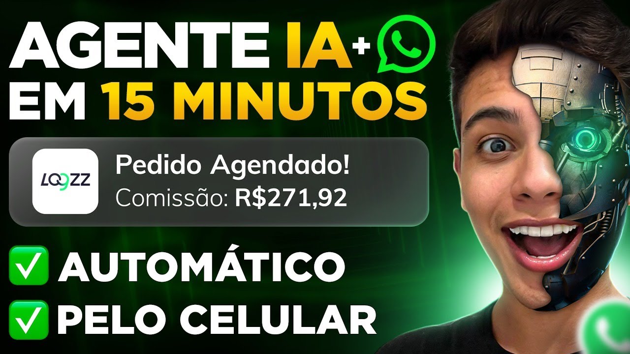 ATÉ ASSUSTA! CRIE SEU AGENTE IA QUE VENDE SOZINHO NO WHATSAPP EM 15 MINUTOS 😳(Dinheiro online)