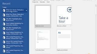 Open and Edit a PDF in Word 2016