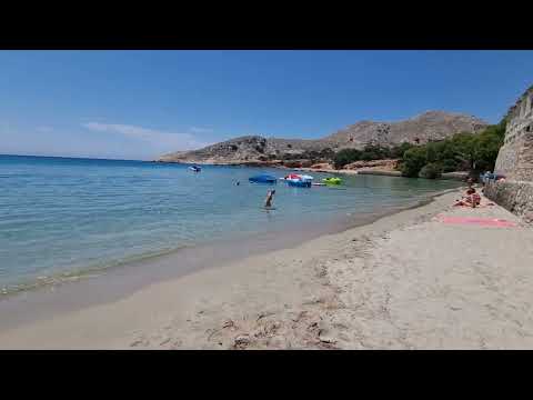 Holiday mood in Chalki island Rhodes Greece June  2023