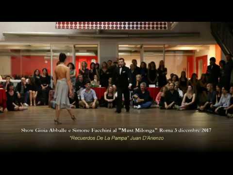 Gioia Abballe y Simone Facchini MUST Milonga Roma 3.12.2017