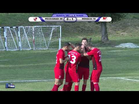 PÉCSVÁRADI SE R-Busz -  MOHÁCSI TE 1888  1. gólja