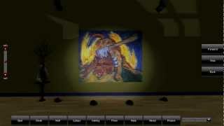preview picture of video 'First Person Art: Light Gallery'