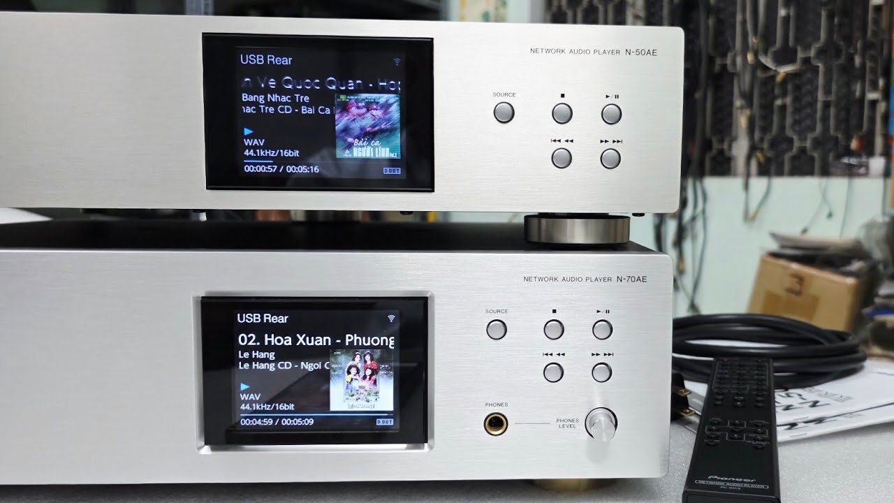 DAC Pioneer N-50AE (0333) và N-70AE (0852) : Giải mã 32 bits, đẹp, hoạt động hoàn hảo (0907406222).