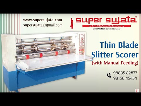 Thin Blade Cutting And Creasing Machine