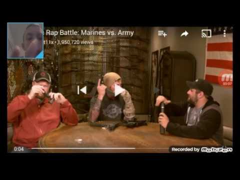 US Marines vs US Army rap battle