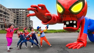 Download lagu TEAM Nick SPIDER-MAN in real life VS TEAM BAD GUYS ZOMBIE SPIDER in real life || Scary Teacher 3D mp3 Download lagu TEAM Nick SPIDER-MAN in real life VS TEAM BAD GUYS ZOMBIE SPIDER in real life || Scary Teacher 3D mp3