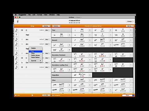 Using Suggestor to Learn Chord Progressions