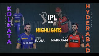 KKR vs SRH - Kolkata Knight Riders vs Sunrisers Hyderabad - IPL 16 Match Highlights Cricket 22 Game