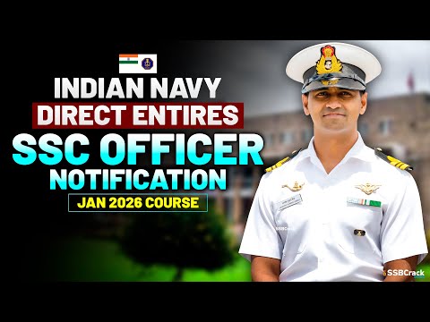 Indian Navy SSC Officer Entry Jan 2026 Course